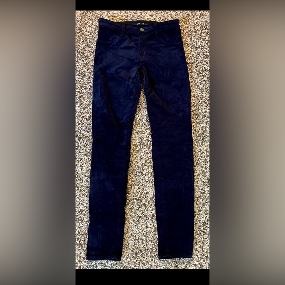 J Brand Velvet Maria Skinny Jeans  Color | Twilight Purple | Size | 27 |